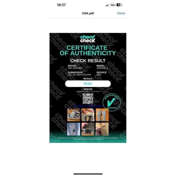 Nike Air Jordan 1 Low Baby Blue Black Cream | Size 5.5Y/7W - Picture 13 of 13